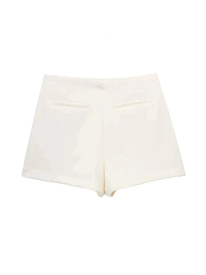 Stylish high-waist mini skorts