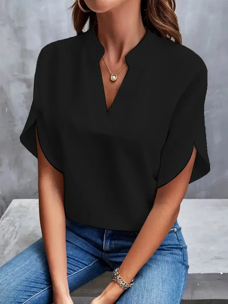 Classic v-neck top