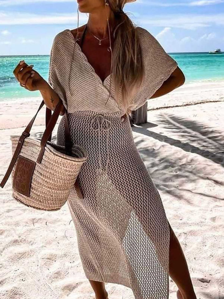 Crochet beach cover-up