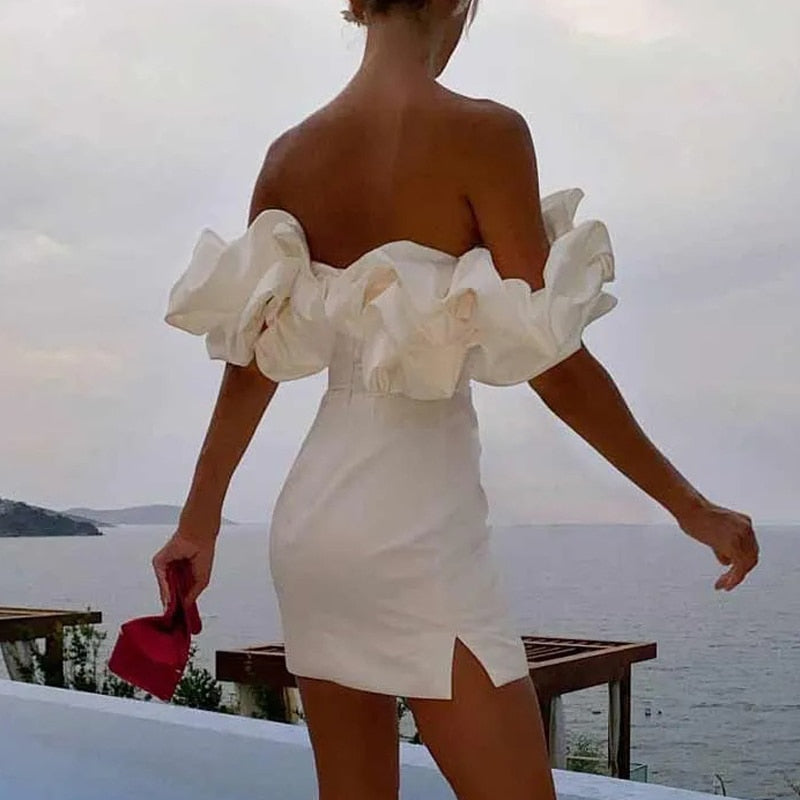 Elegant off-shoulder dress