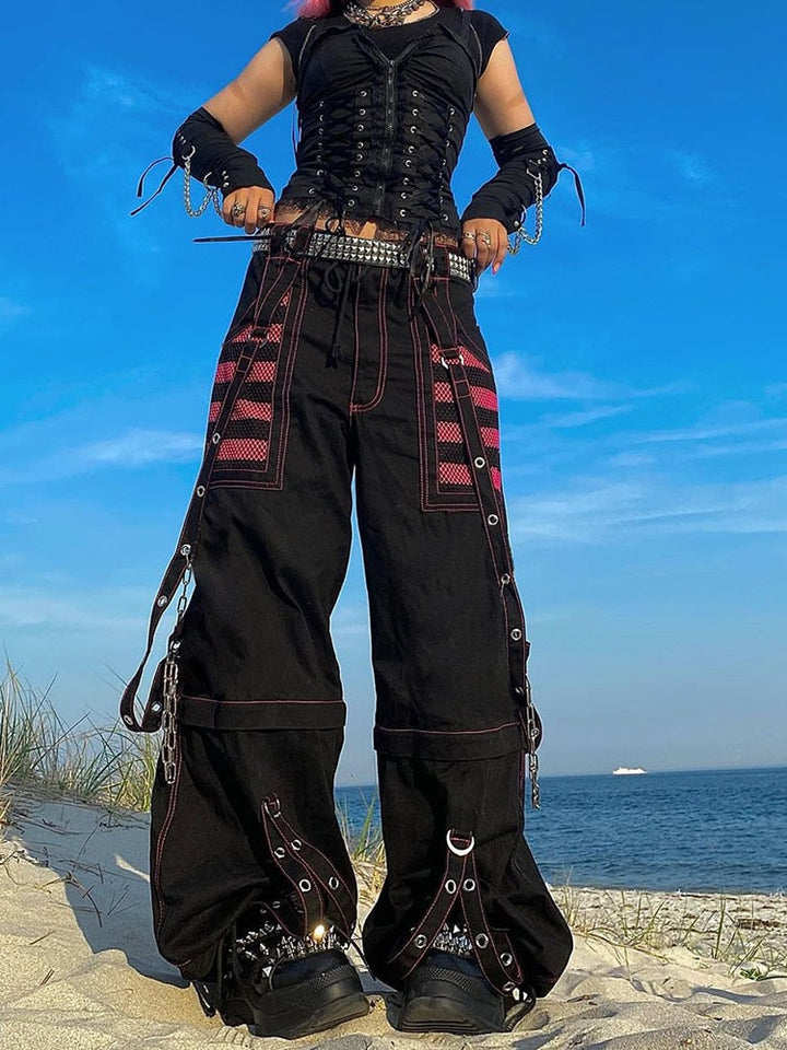 Stylish gothic pants for women