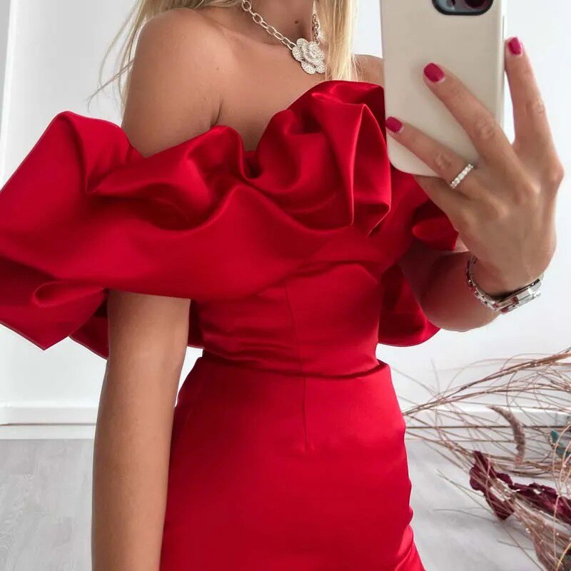 Elegant off-shoulder dress