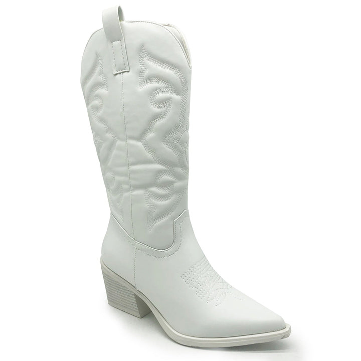 White women's cowboy boots