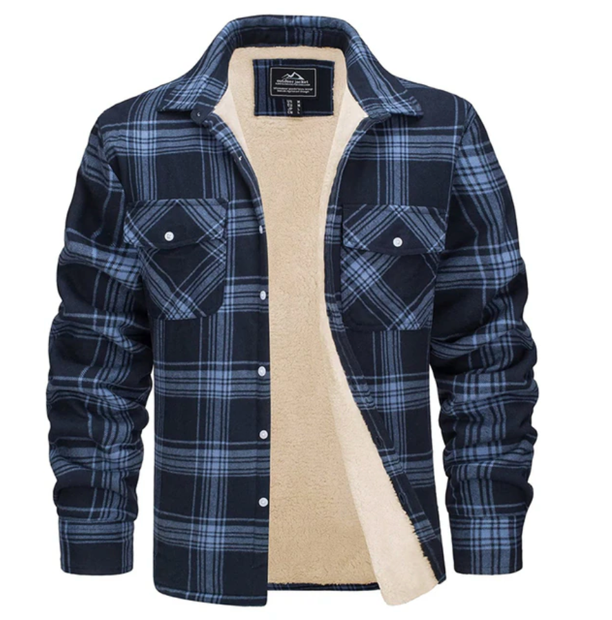 Jessie - Comfortable checkered jacket