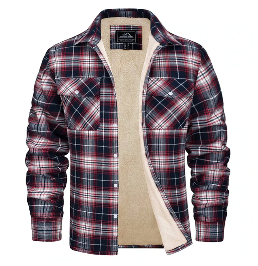 Jessie - Comfortable checkered jacket