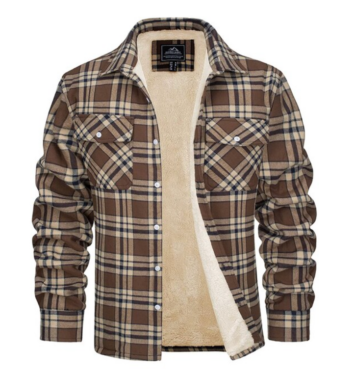 Jessie - Comfortable checkered jacket