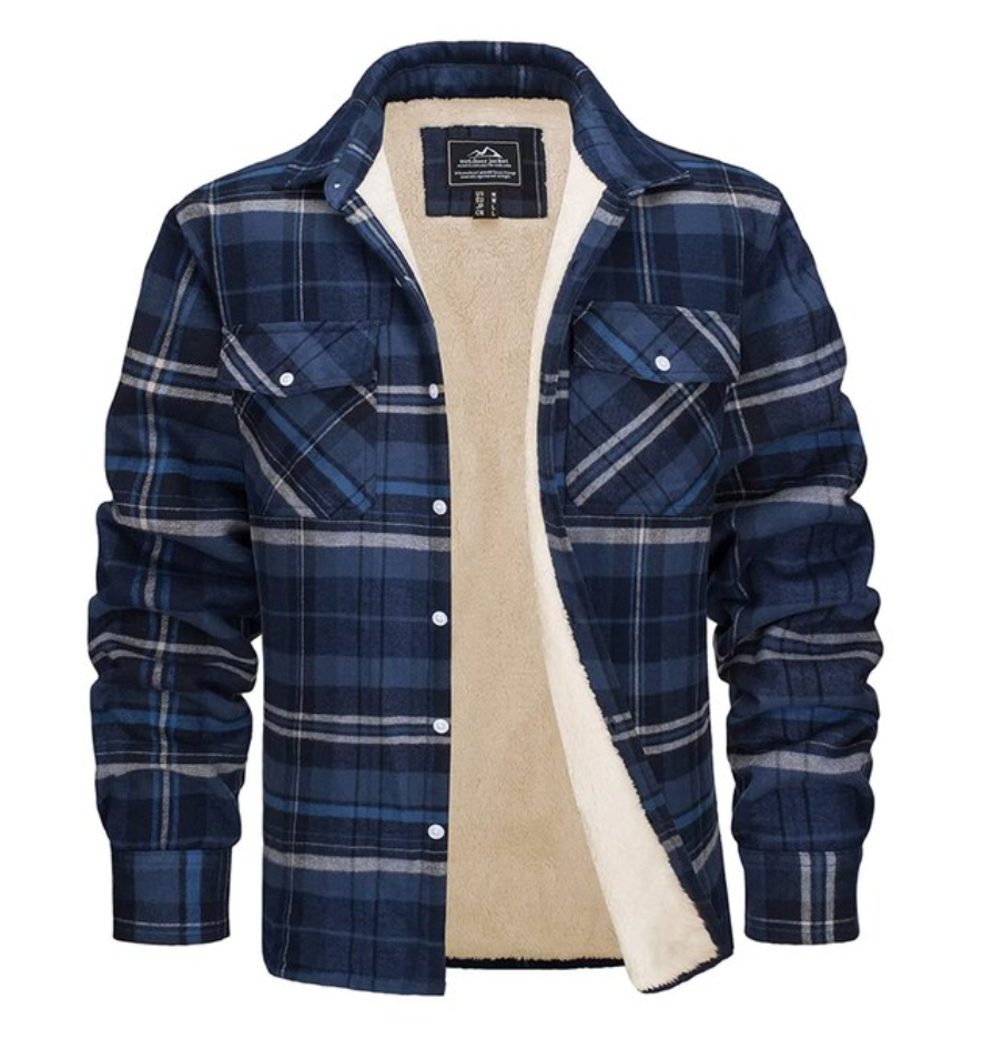 Jessie - Comfortable checkered jacket