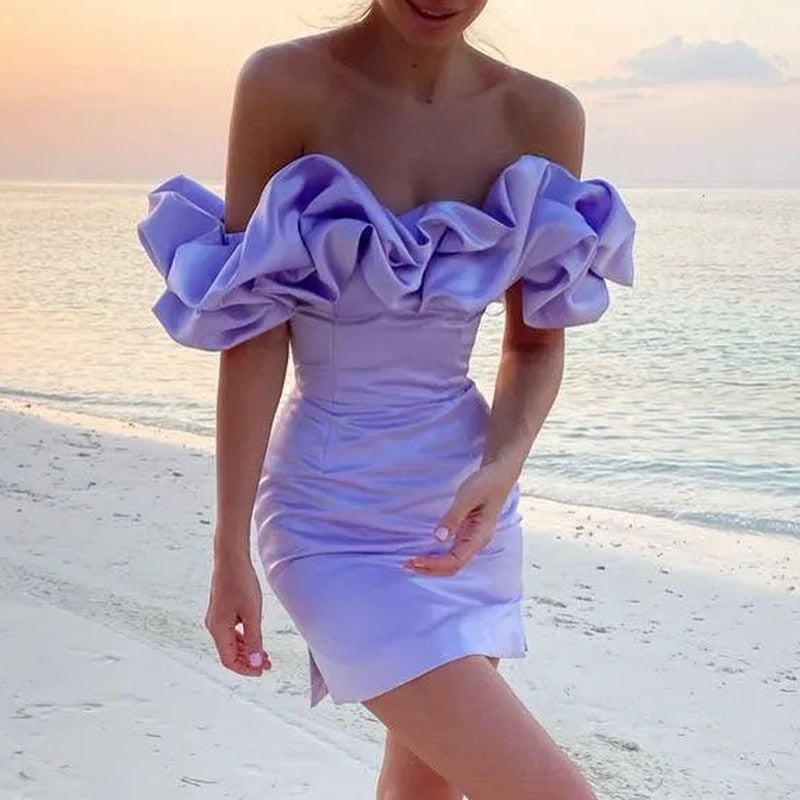 Elegant off-shoulder dress