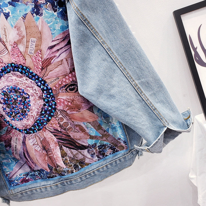 Oversized denim jacket