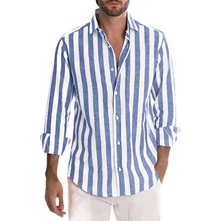 Breathable Striped Shirt