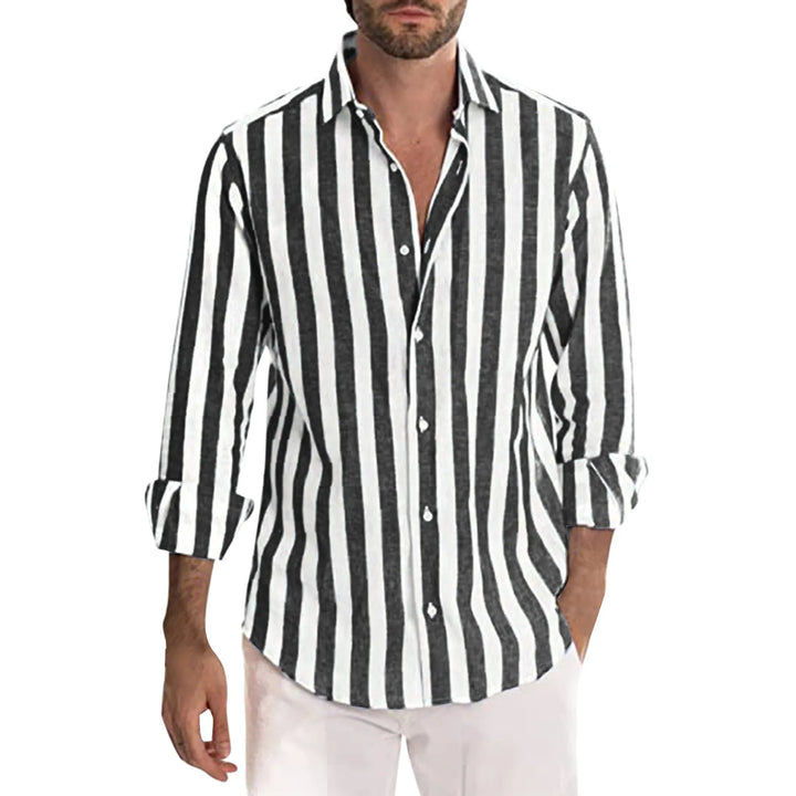 Breathable Striped Shirt