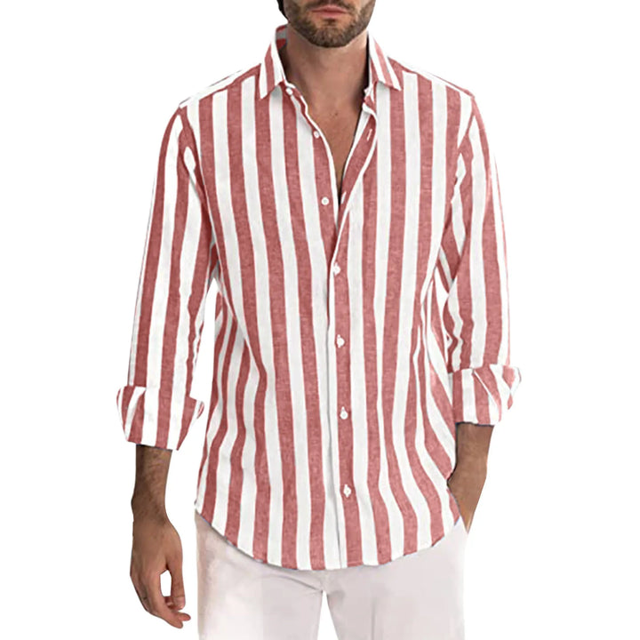 Breathable Striped Shirt