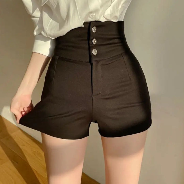 Women's flattering high-waisted  shorts