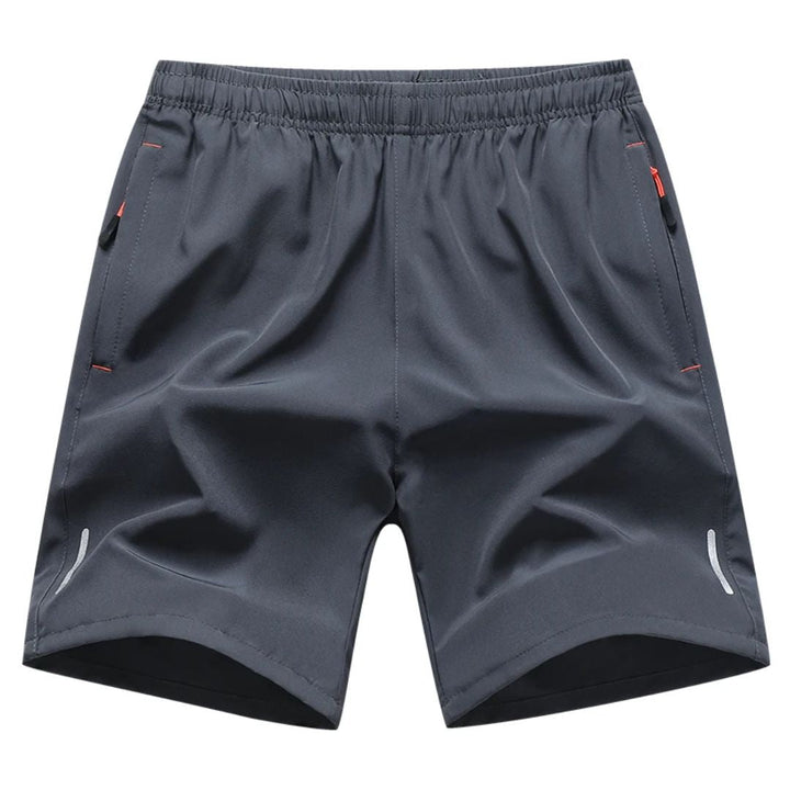 Men's breathable shorts with secure zip pocket