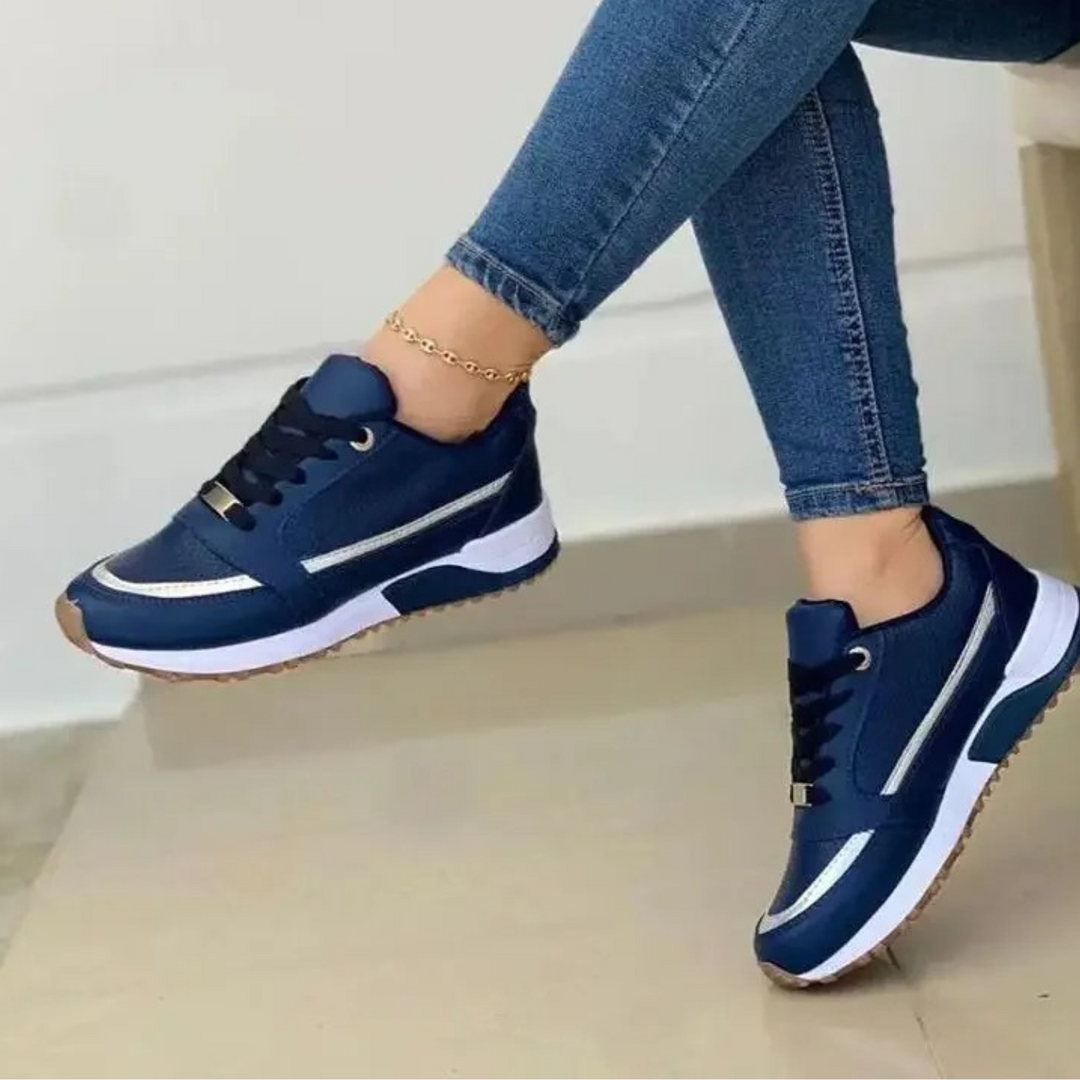 Stylish women's lace-up shoes