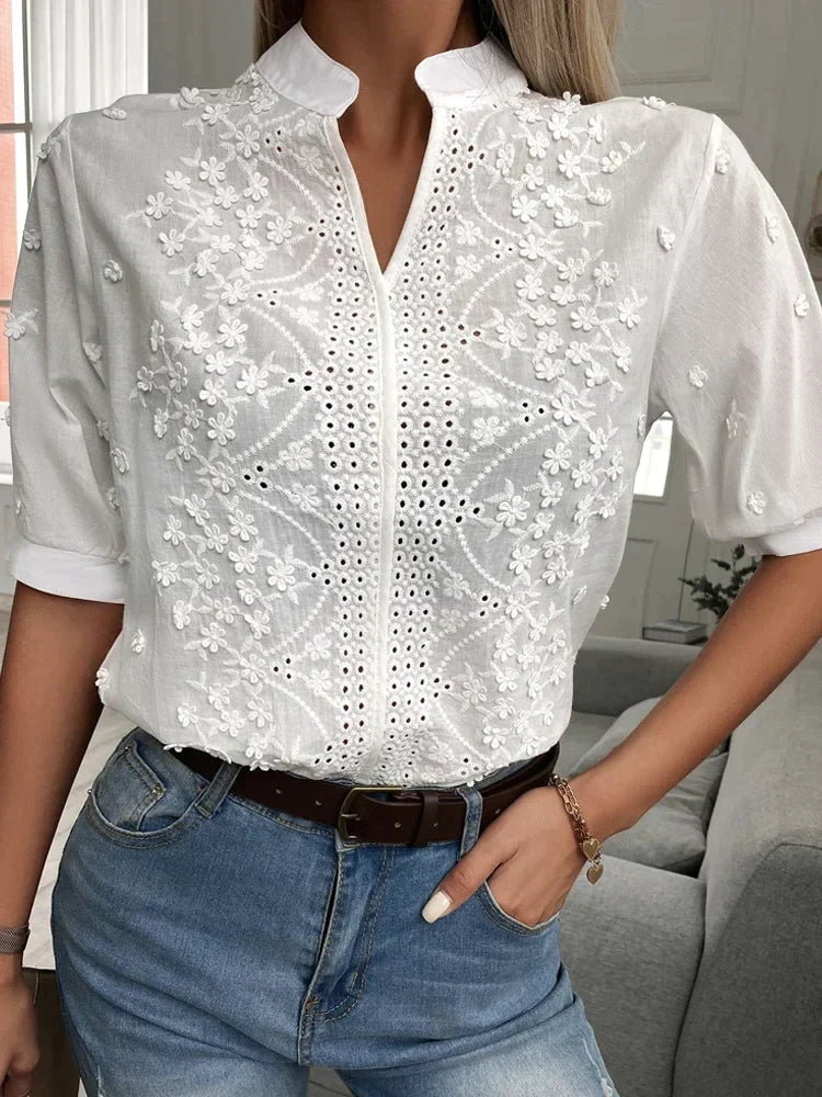 White elegant blouse