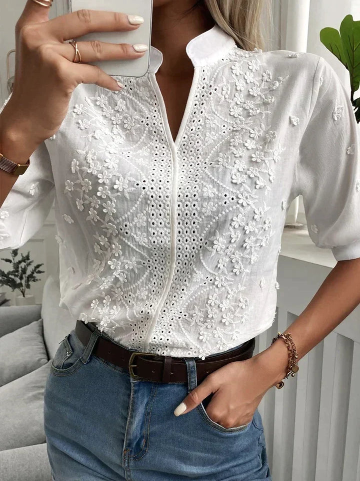 White elegant blouse