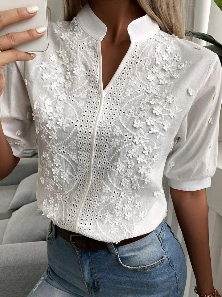 White elegant blouse