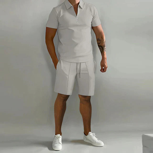 Polo and shorts summer set for men