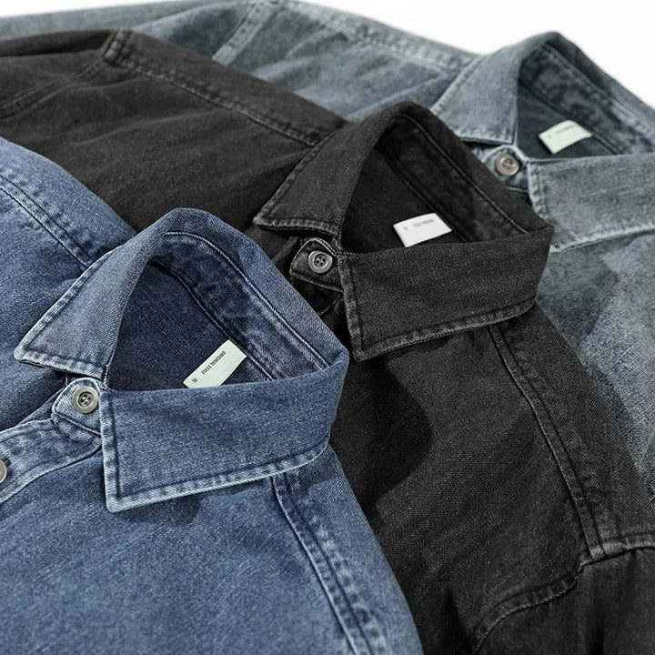 Matteo - Washed denim shirt