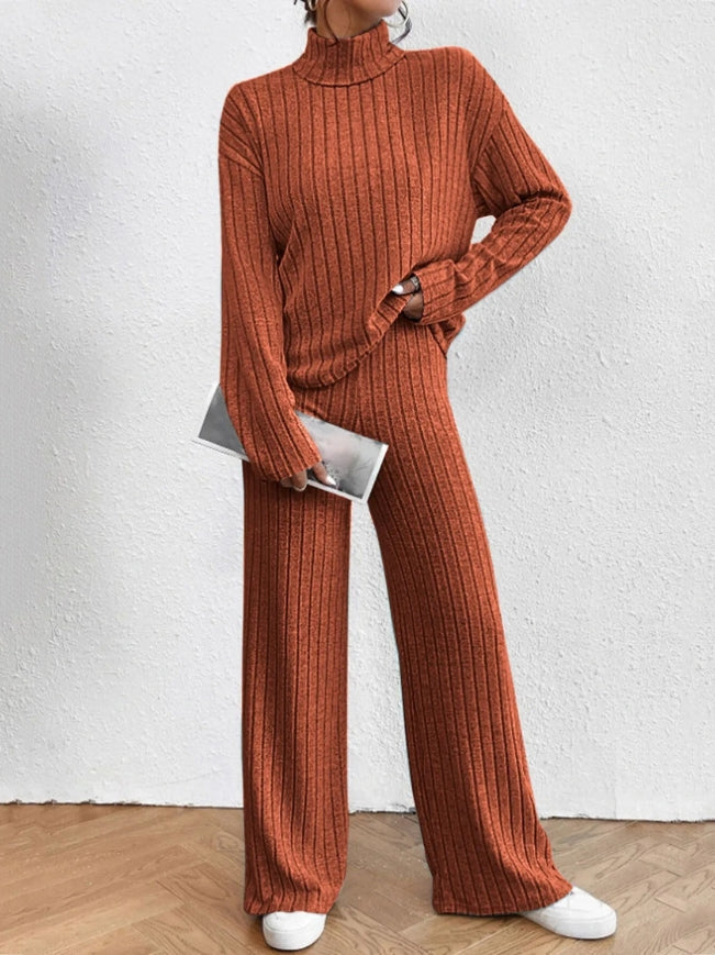 Serena - Cozy ribbed knit two-piece set