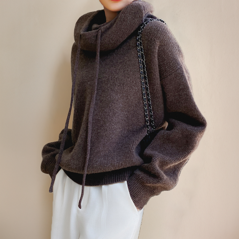 Ondine - Turtleneck hoodie