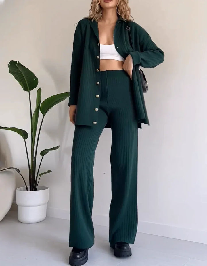 Zenda - Trendy and soft two-piece set