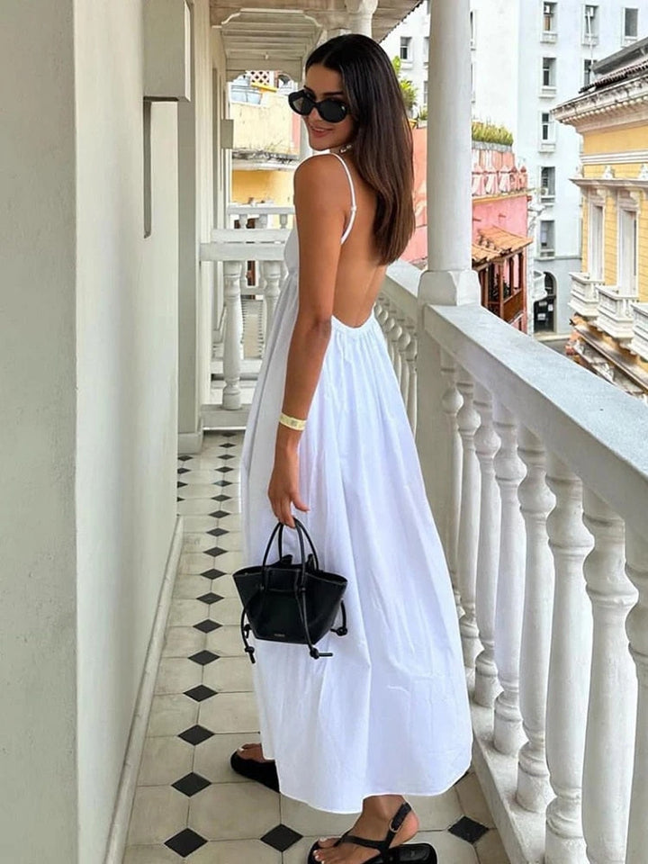 Gorgeous backless midi dress