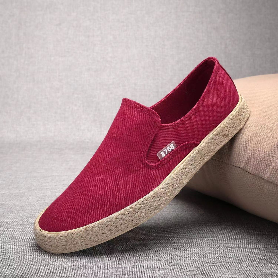 Casual slip on men's espadrilles