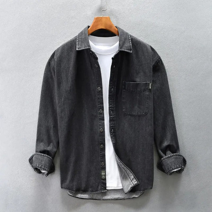 Matteo - Washed denim shirt