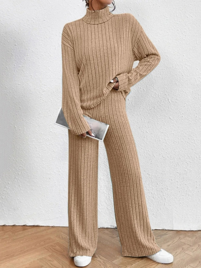 Serena - Cozy ribbed knit two-piece set