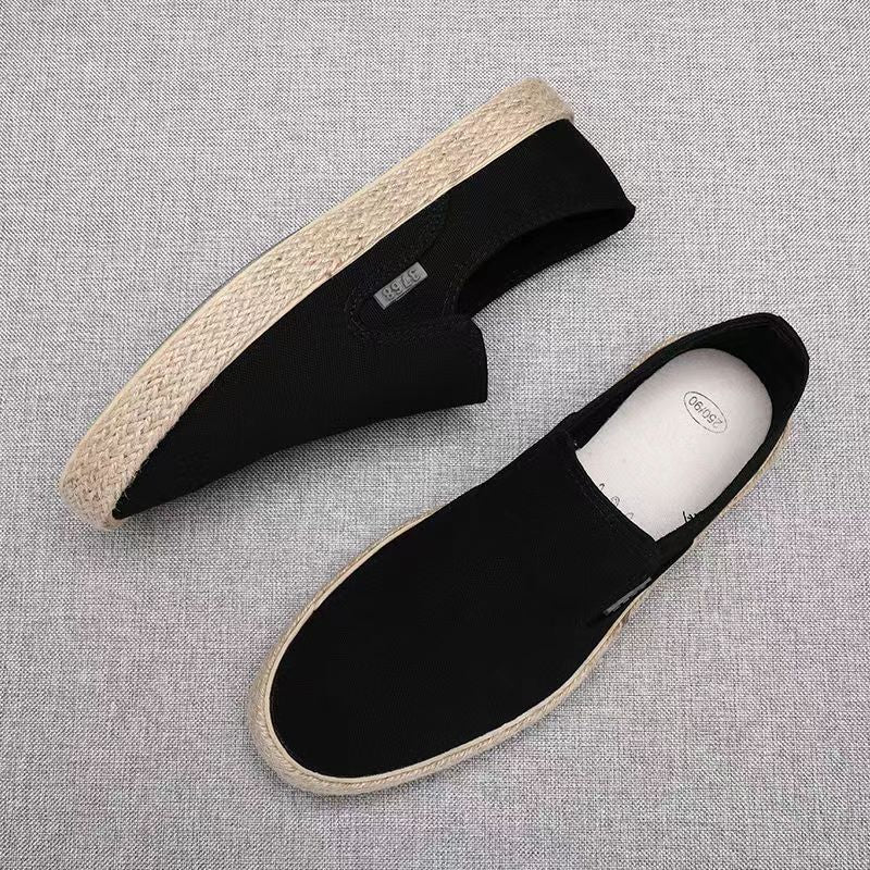 Casual slip on men's espadrilles