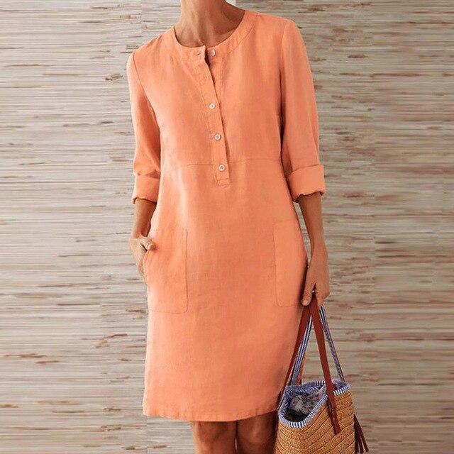 Beautiful and comfortable spring dress