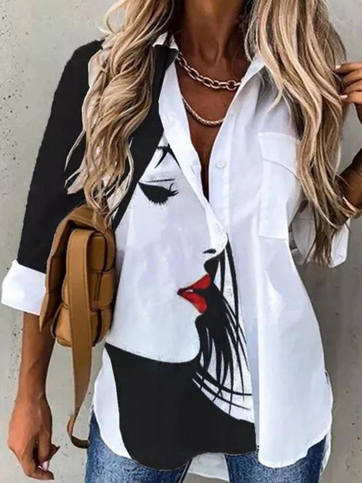 Elegant relaxed fit blouse