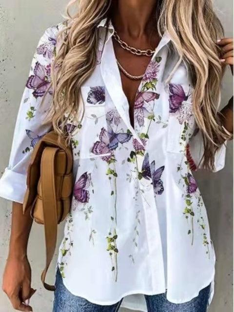 Elegant relaxed fit blouse