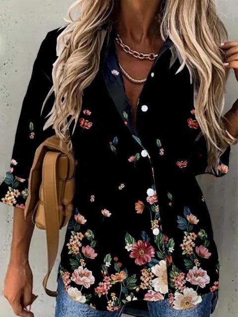 Elegant relaxed fit blouse