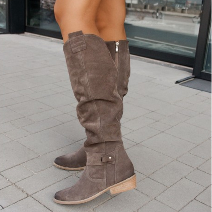 Giselle - Sturdy mid-heel urban boots