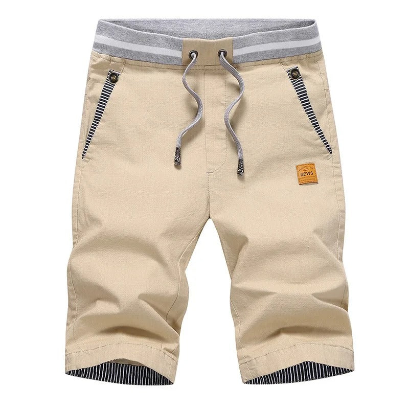 Men's casual knee-length shorts