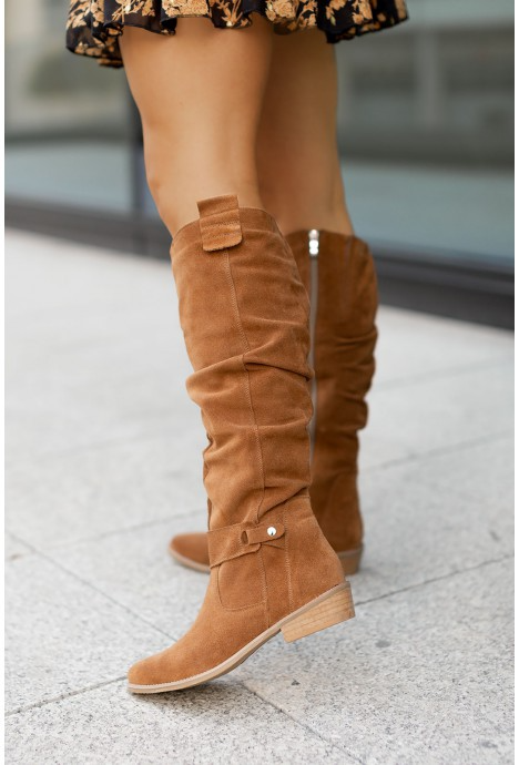 Giselle - Sturdy mid-heel urban boots